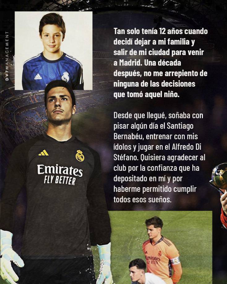 OFICIAL / Real Madrid hizo oficial este viernes la salida de Lucas Cañizares, hijo de Santi Cañizarez, quien se marcha al Farense de la primera división portuguesa