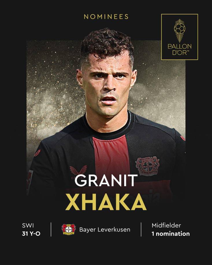 Granit Xhaka (Bayer Leverkusen).