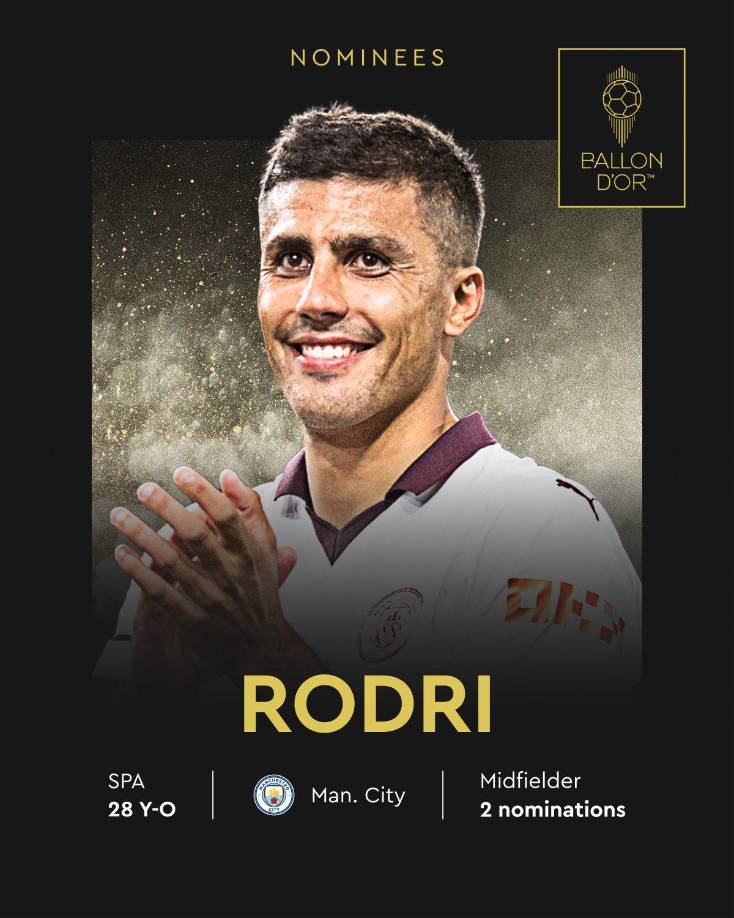 Rodri Hernández (Manchester City).