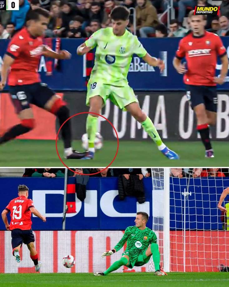 En el FC Barcelona reclamaron un pisotón de Lucas Torró sobre Pau Víctor en la recuperación del balón que terminó en el gol de Bryan Zaragoza. ¿Era falta? ¿Debió anularse el tanto?