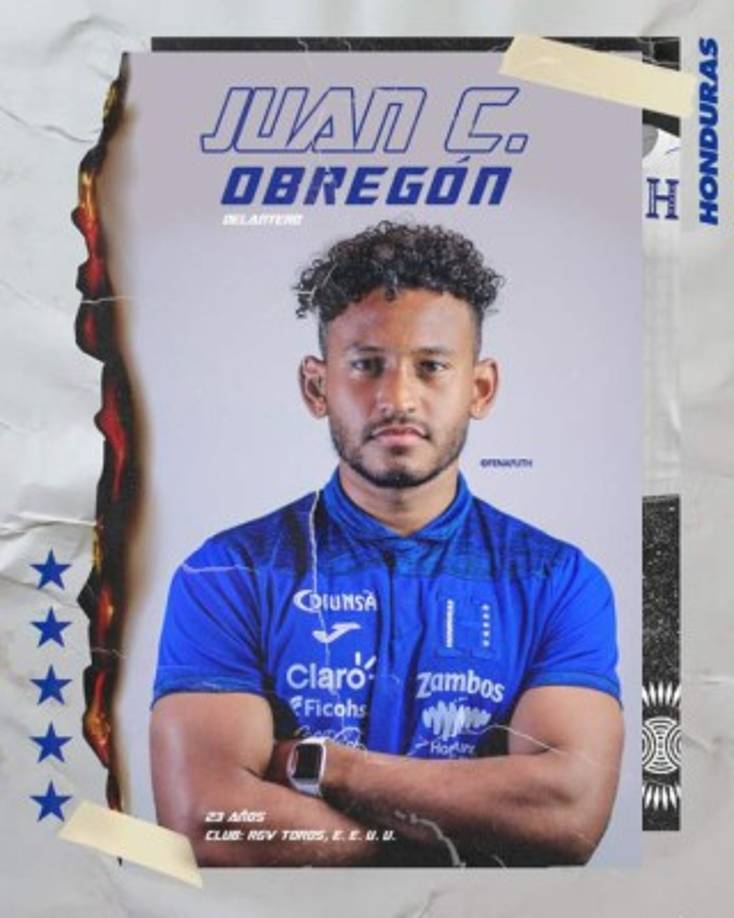 Juan Carlos Obregón Jr: Sorpresa. El delantero será titular en la H reemplazando a Douglas Martínez.