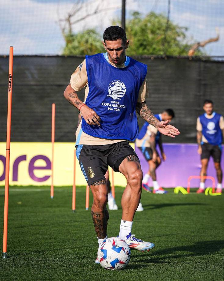 OPCIONES / Ángel Di María arrancará como suplente, pero tendrá minutos ante Ecuador en los cuartos de final de la Copa América. 