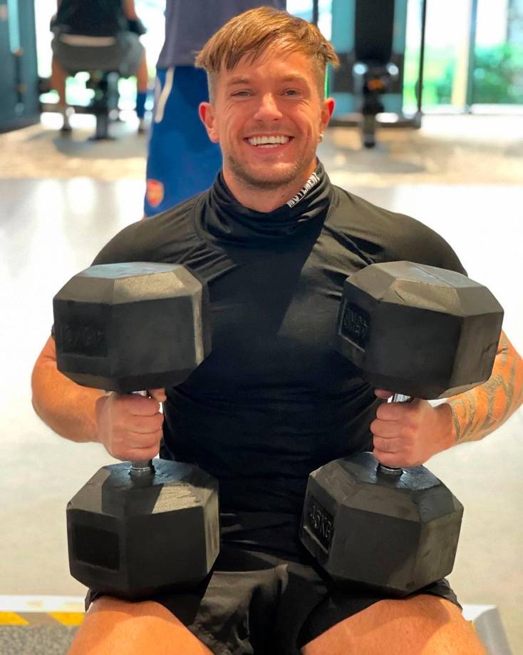 Una de las pasiones de Oliver Spedding era hacer ejercicio en el gimnasio, lo llamaba su “lugar favorito”.