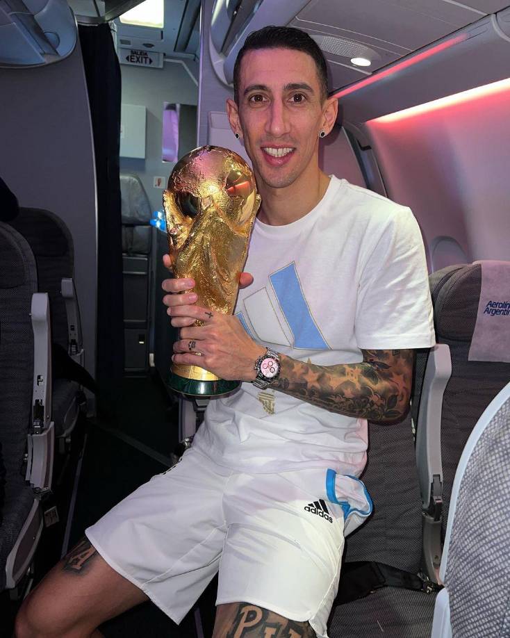 Ángel Di María fue una de las figuras en la Final del Mundial de Qatar.