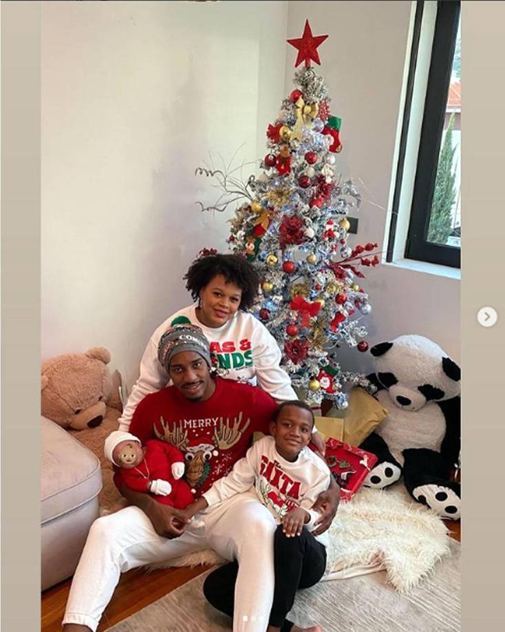 Bryan Róchez disfrutó la Navidad con su familia en Madeira, Portugal.