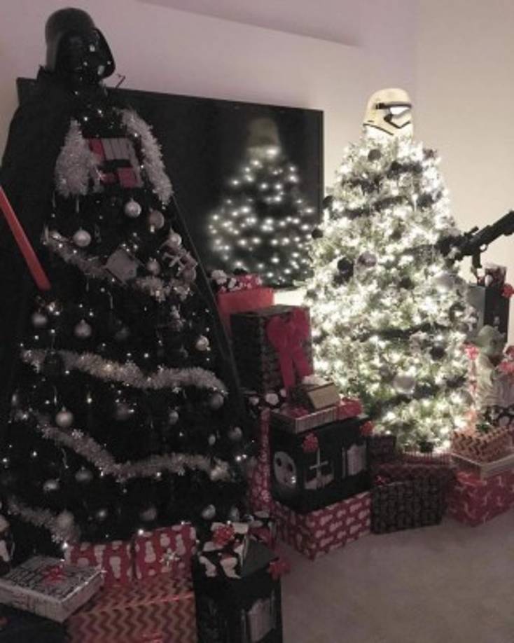 Los árboles inspirados en los personajes de la Guerra de las Galaxias (Star Wars).