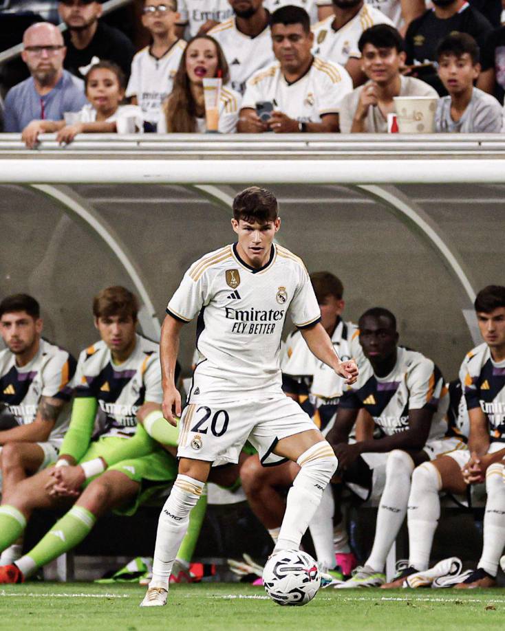 Lateral izquierdo: Fran García completaría la zona defensiva del Real Madrid en el derbi ante el Atlético de Madrid este domingo.
