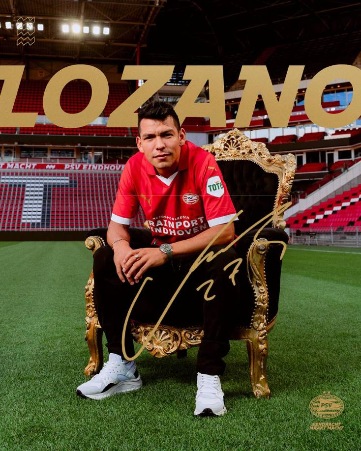 PSV Eindhoven hizo oficial el regreso de Hirving Lozano a sus filas a través de sus redes sociales. El ‘Chucky’, luego de pasar cuatro años con el Napoli, volverá con el conjunto de Países Bajos, donde comenzó la carrera del mexicano en el futbol de Europa, en el que ganó un campeonato de la Eredivisie.