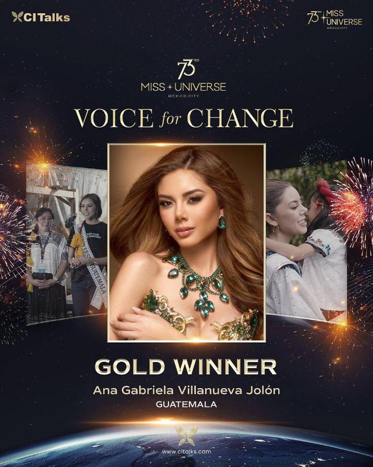  Miss Guatemala se enfocó su propuesta en combatir la desnutrición en Guatemala en la que busca impactar positivamente en los departamentos de Alta Verapaz, Huehuetenango y Quiché.