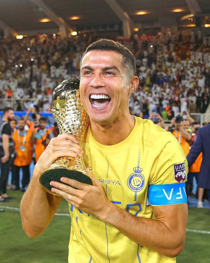 “CR7” consiguió su primer título con el Al Nassr desde su llegada a principios del 2023.