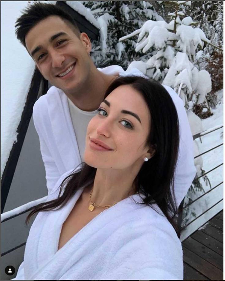Juan Musso y su bella novia italiana Anna Ariaudo superaron con mucho humor (y amor) la situación.