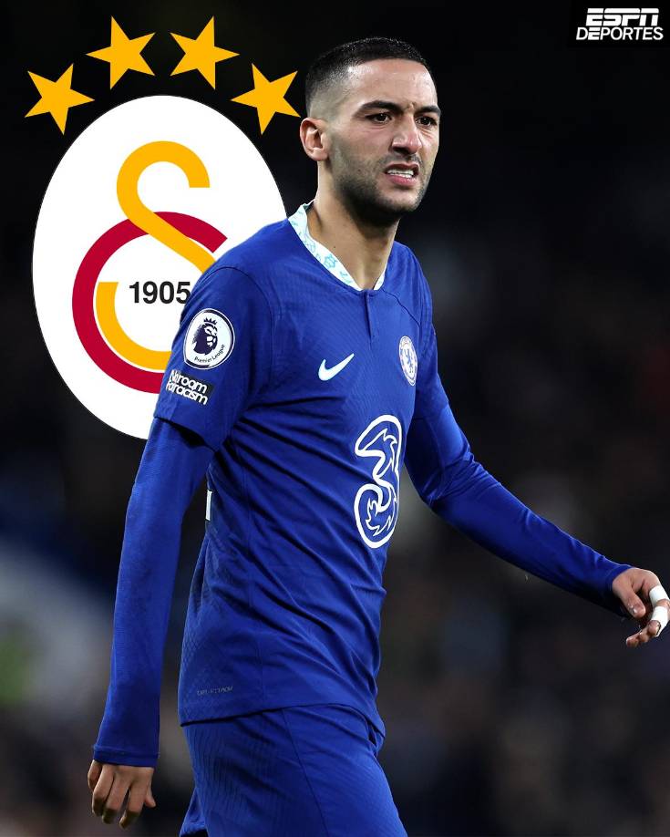Hakim Ziyech ha pasado el reconocimiento médico con el Galatasaray, así lo informan medios ingleses y turcos.