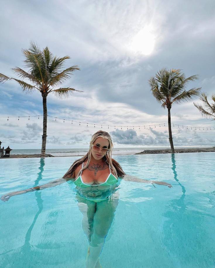 También señaló que las declaraciones son falsas, pues sí usa su patio para realizar clips, pero sólo para TikTok.