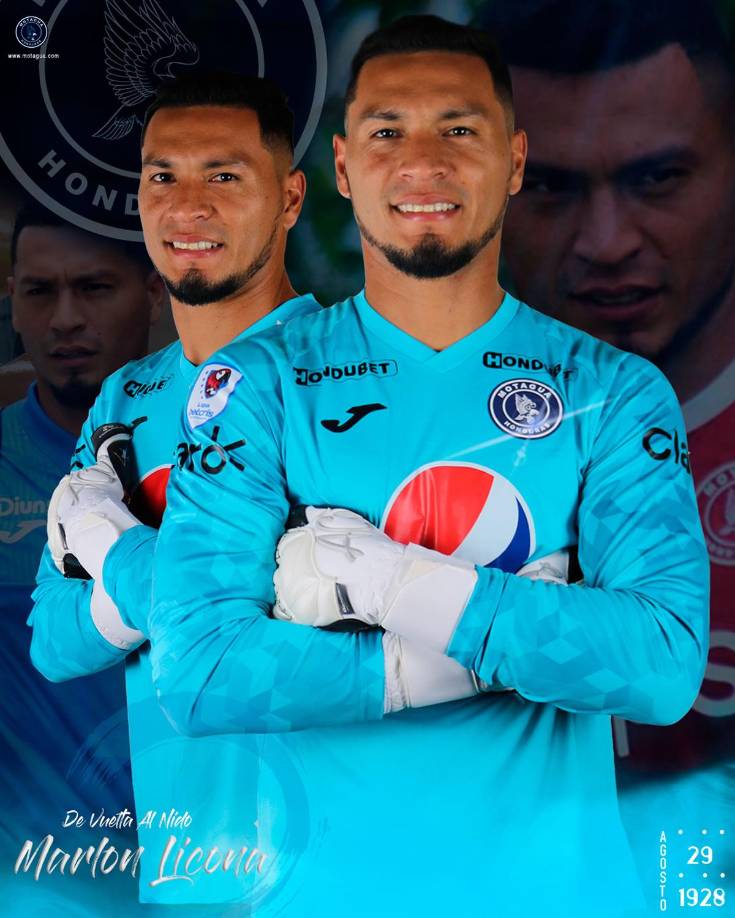 Marlon Licona - El Motagua también anunció de manera oficial la vuelta del portero hondureño que estuvo cedido la temporada pasada en el Victoria. Es otra petición de Diego Vázquez.