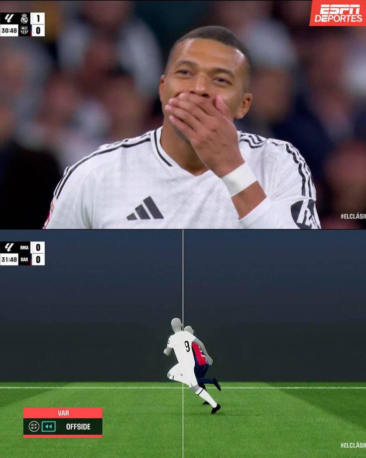 Mbappé fue protagonista: Memes humillan al Real Madrid tras paliza del Barcelona