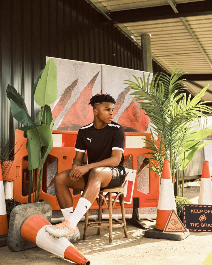 La marca Puma firmó a Keyrol Figueroa ya que lo ve como un prospecto élite. 