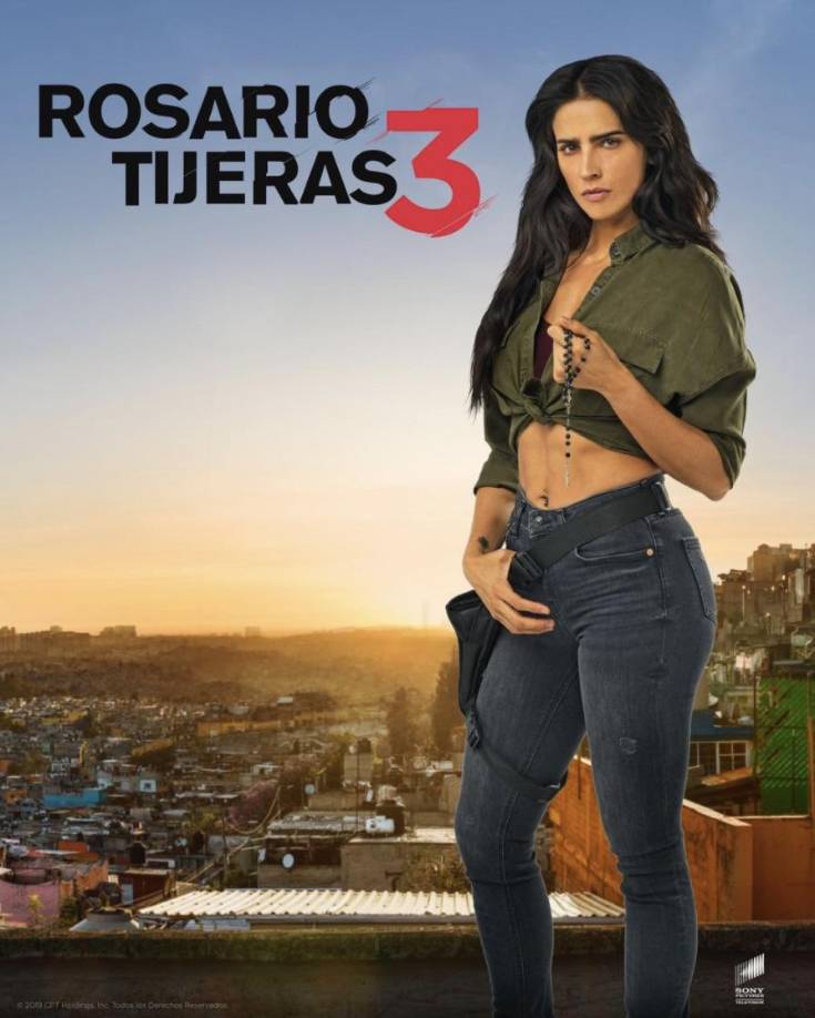 Bárbara de Regil mundialmente con el personaje de Rosario López en la novela mexicana de la serie original colombiana Rosario Tijeras.