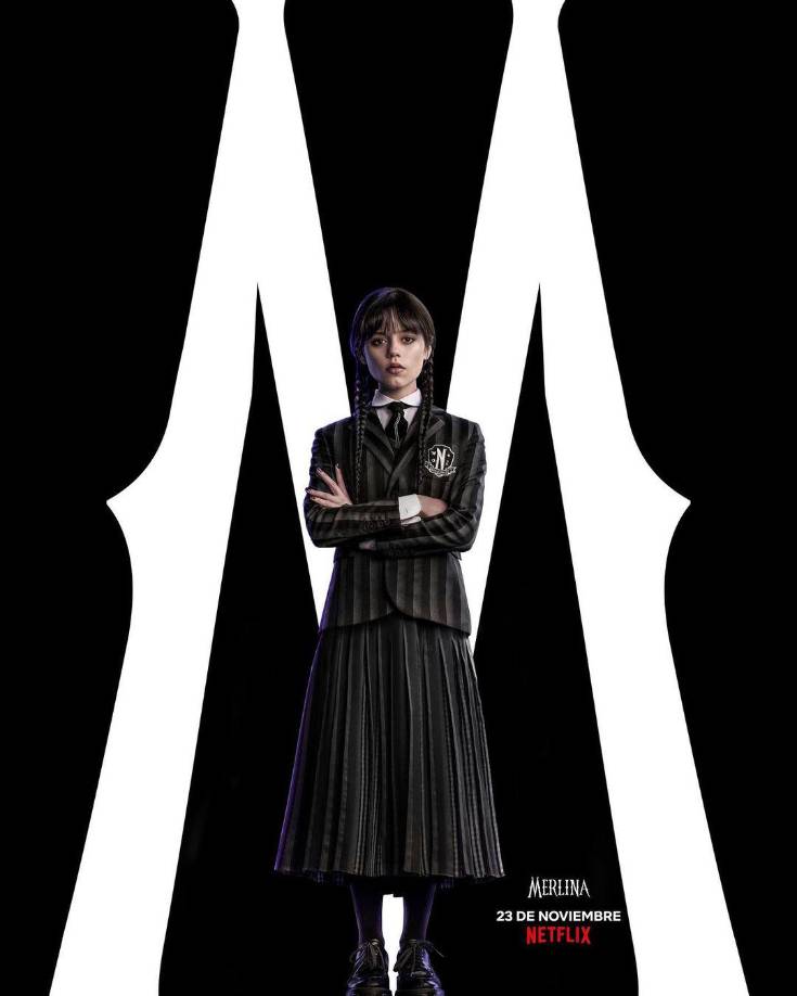 Castigada por su conducta rebelde y catastrófica, además de por ser intolerante con los niños “normales”, Merlina Addams va a dar a la Academia Nunca Jamás para que pueda integrarse a los “desadaptados” y fraternizar con niñas de su estilo. Pero esta decisión enfurece a la joven, quien intentará escapar a toda costa.