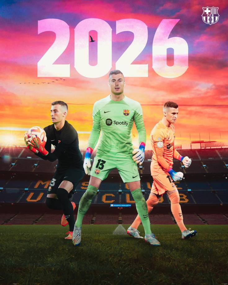 El FC Barcelona ha hecho oficial la renovación del portero Iñaki Peña hasta el 2026. Su <b>cláusula</b>, que era de 60 millones de euros, se ve <b>elevada a 400</b>.
