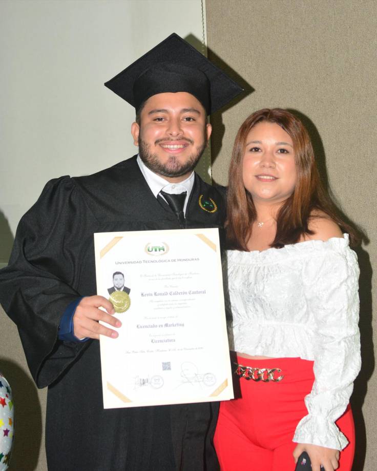 Kevin Calderón y Paola Deras