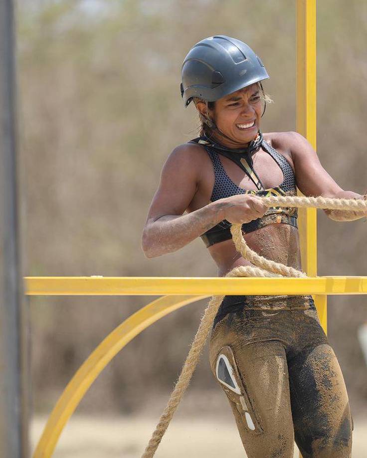 Estas son algunas de las imágenes de Paola Peña durante la competencia.