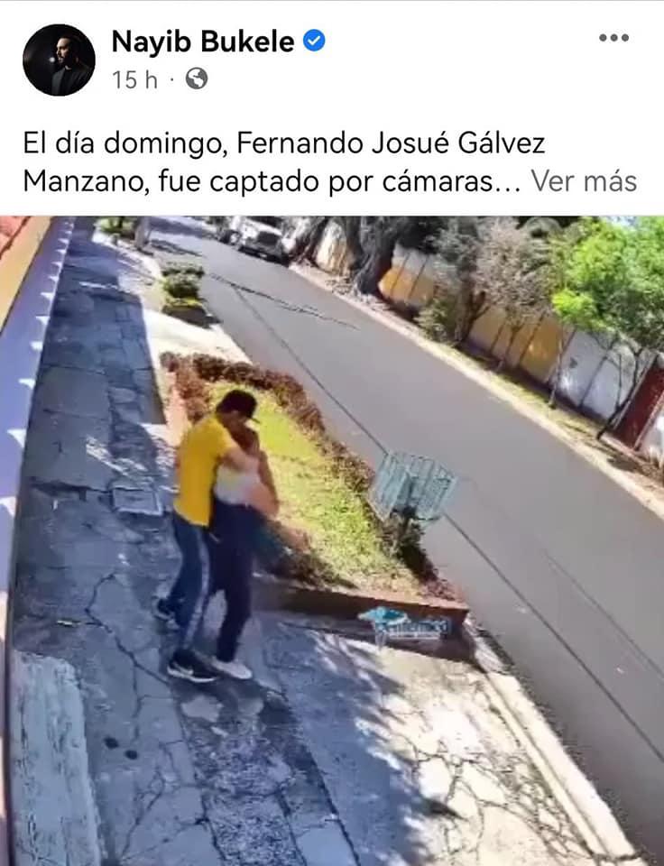 Bukele expone a asaltante hondureño; cae 24 horas después