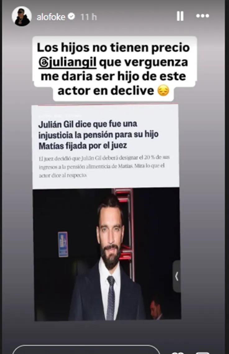 Julián Gil envía mensaje a Alofoke tras burlas hacia él: Charlatán