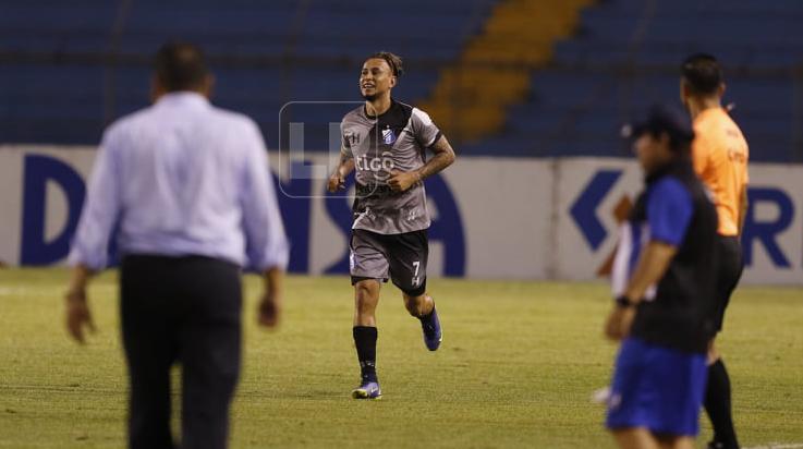 Erick Andino anotó el gol del empate del Honduras Progreso ante Marathón.