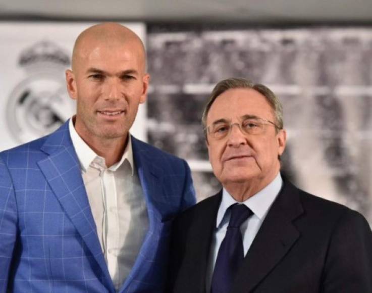 El presidente del Real Madrid le ha depositado su confianza a Zidane en el nuevo proyecto de la institución blanca.