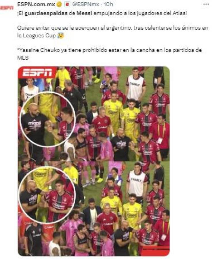 Guardaespaldas de Messi provocó enfado: lo que hizo indignó a México