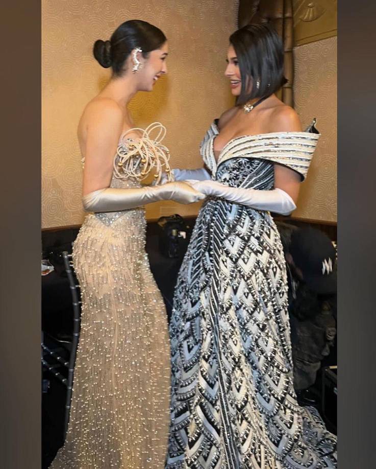 En la Semana de la Moda de Nueva York, o en inglés conocida como New York Fashion Week, tuvo la oportunidad de conocer a la actual Miss Universo, Sheynnis Palacios, quien también debutó en el desfile con un vestido del diseñador filipino Rian Fernández. 