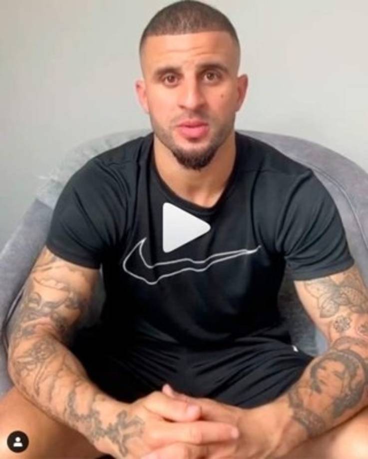 'En estos momentos, hay héroes ahí fuera que hacen una diferencia vital para la sociedad y he querido apoyarles y destacar su sacrificio increíble por salvar vidas', añadió el defensa Kyle Walker.