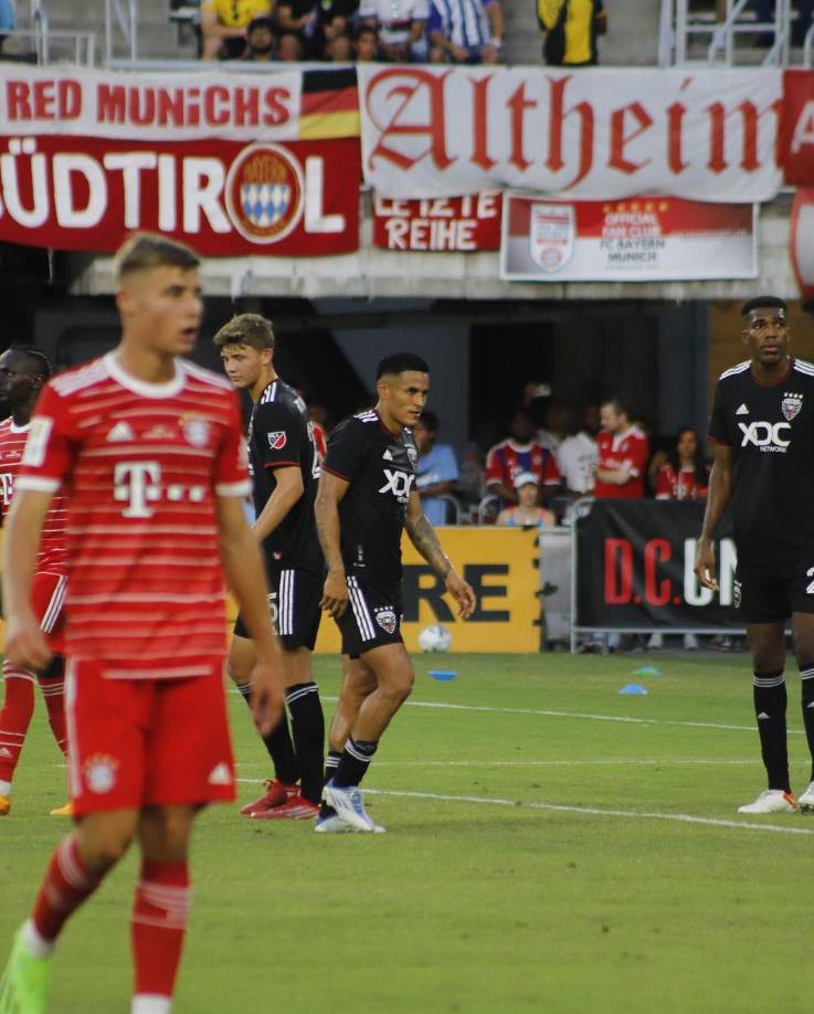 El jugador hondureño, Andy Nájar, sólo disputo los primeros 45 minutos del encuentro.