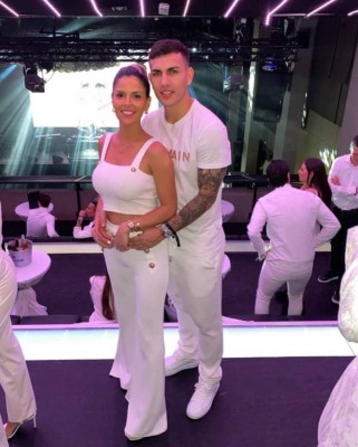 Camila Galante, pareja del argentino Leandro Paredes, lució hermosa en la fiesta de cumpleaños de Neymar.
