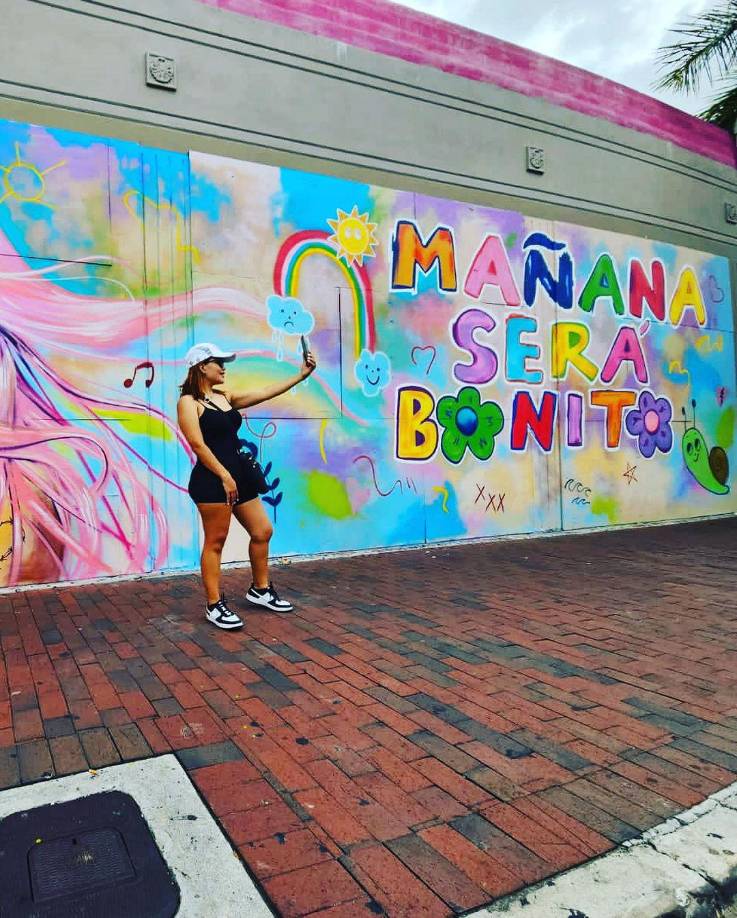 La comunicadora ha usado sus redes sociales para actualizar de todo lo que vive en suelo americano.