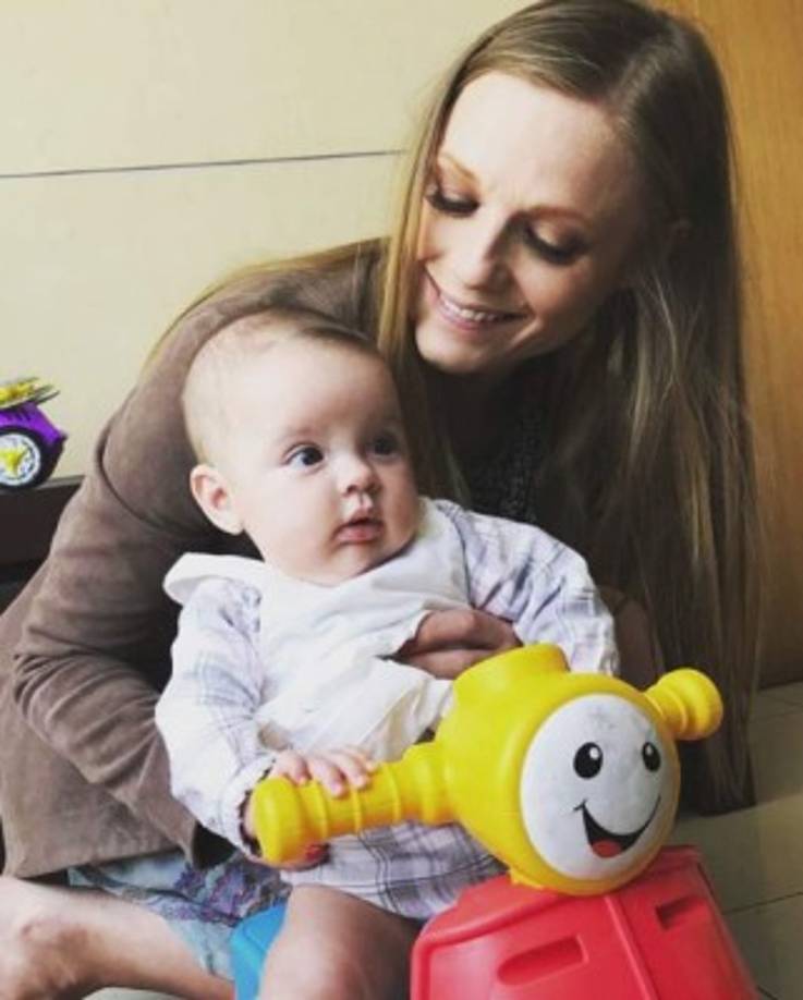 La actriz Ana Layevska también se convirtió en madre primeriza con el nacimiento de su hija, Masha.