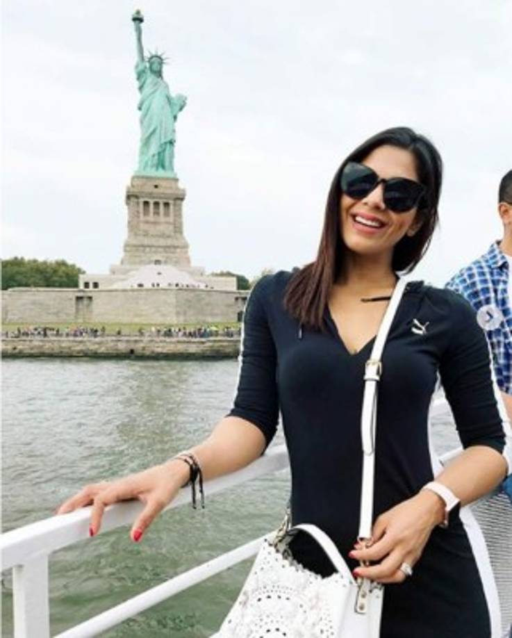 Loren Mercadal - La conductora del programa Las mañanas del 5 de Televicentro viajó a Nueva York para conocer la Estatua de la Libertad.<br/>