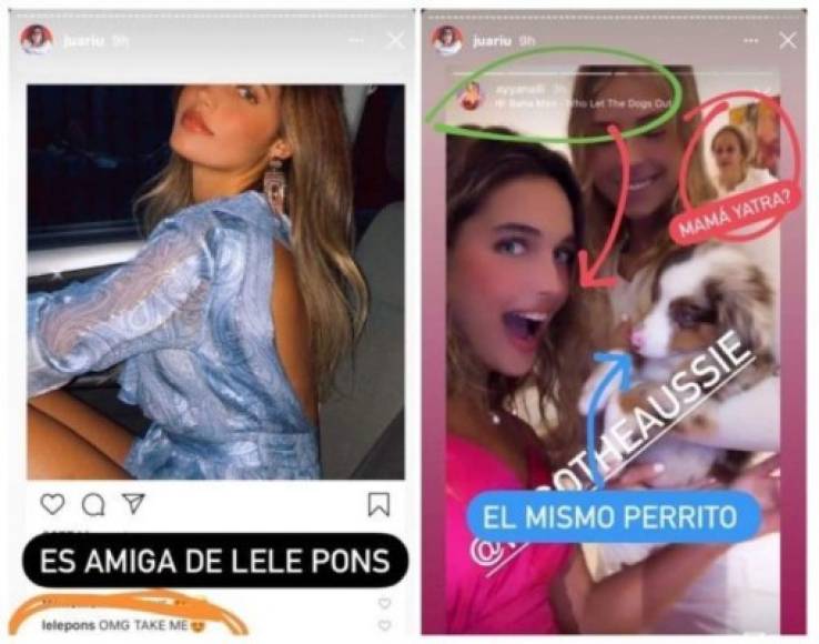 El hecho que más llamó la atención de los seguidores fue que la modelo aparece en una storie en la casa del cantante de 'No Bailes Sola' junto a la madre de éste y su mascota.