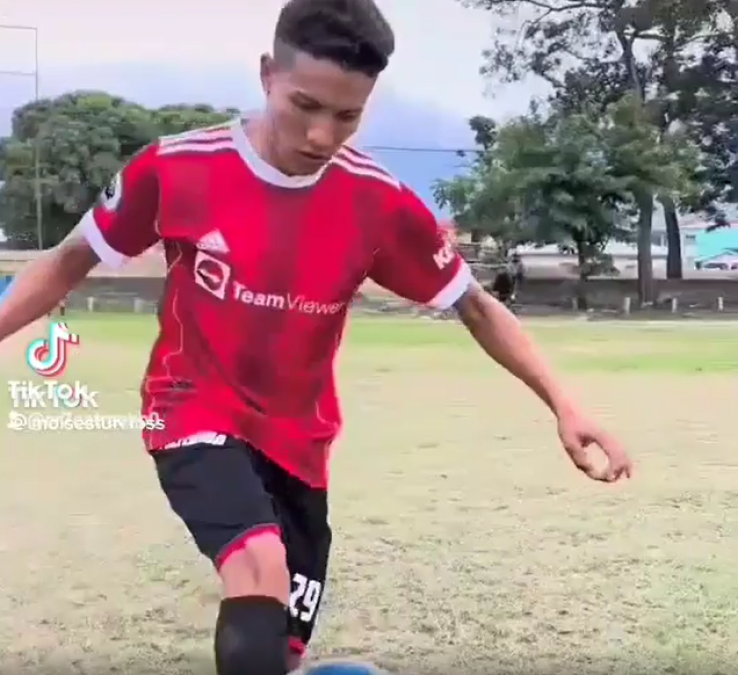 Roger Alexander Casalegno es un joven hondureño que asegura tener un parecido físico con Cristiano Ronaldo. Su sueño es convertirse en futbolista profesional. 
