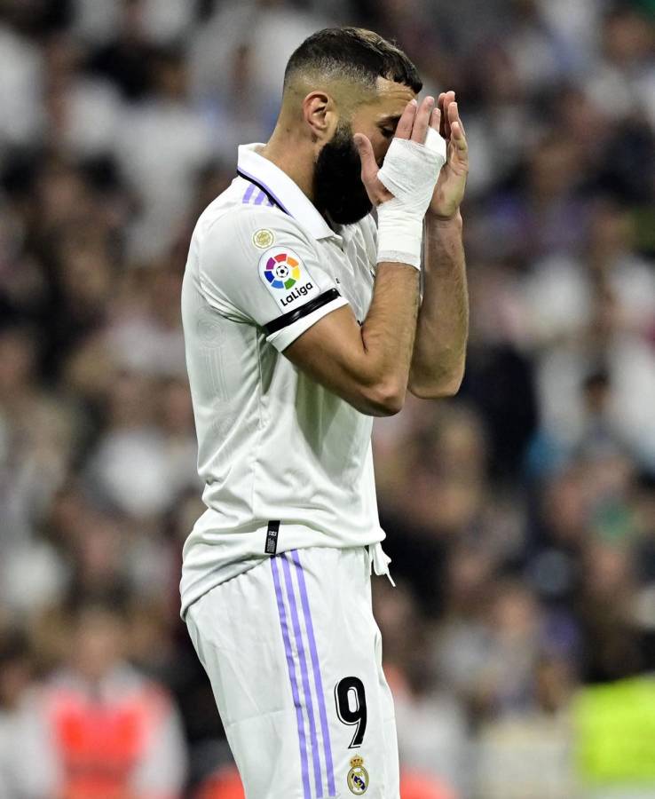 Karim Benzema tuvo un gris regreso tras la lesión.