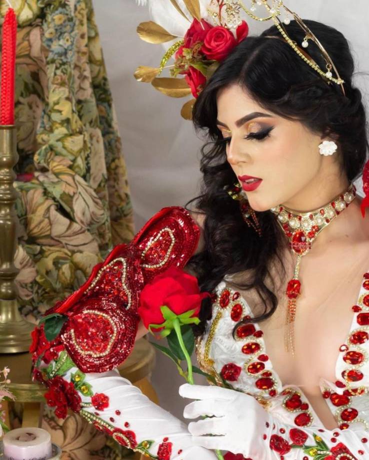 Las rosas es el tema principal.