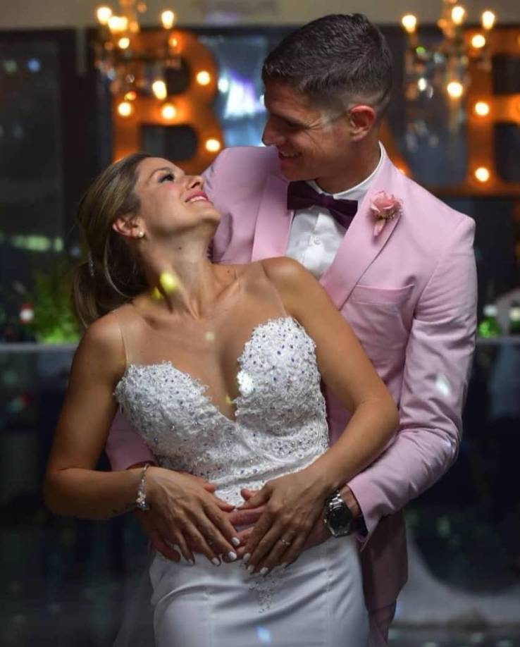 Ana Lencina: Es la esposa del portero Jonathan Rougier del Motagua.