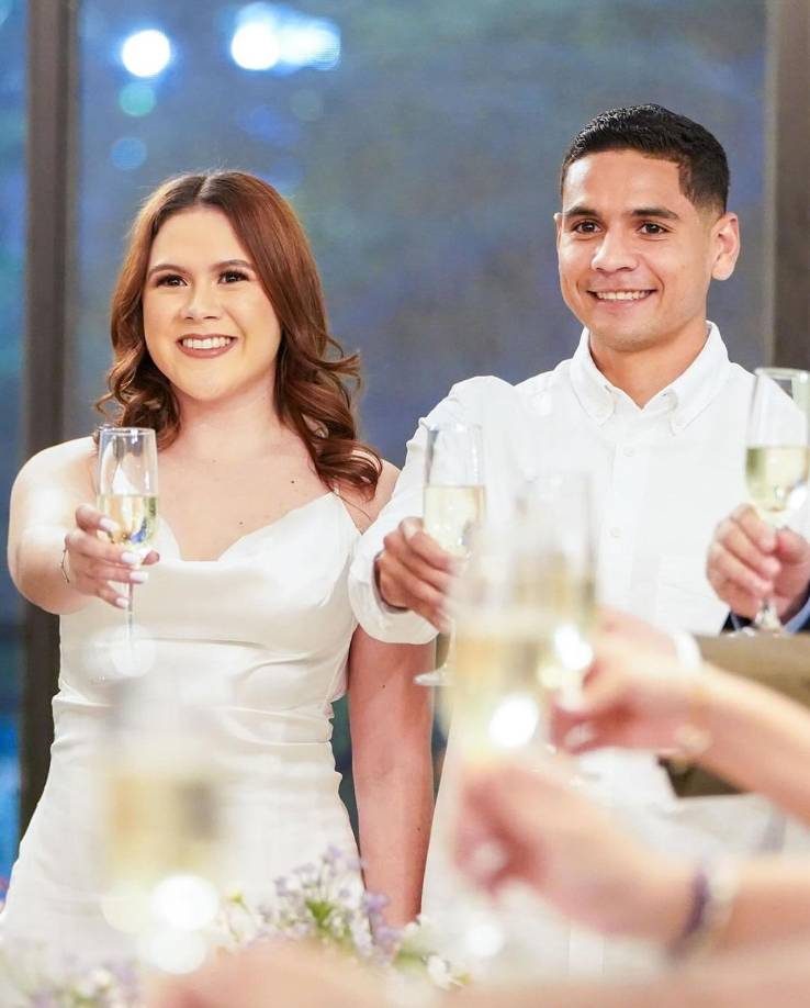 Carlos Pineda y Daniela Hernández se casaron en febrero del presente año en una linda ceremonia.