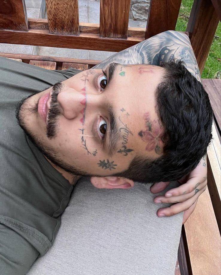 Por otra parte, conformé su carrera desplegó y se convirtió en un éxito a nivel mundial, los diseños en sus brazos, manos, pecho, demás zonas del cuerpo y hasta su rostro fueron llenados de tatuajes. 