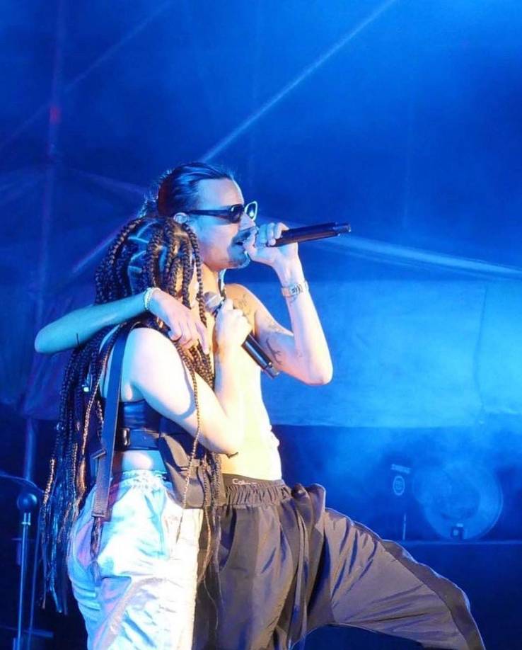 ¡Espectáculo total! Cesia Sáenz brilló en concierto de Danny Ocean en Tegucigalpa (Fotos)