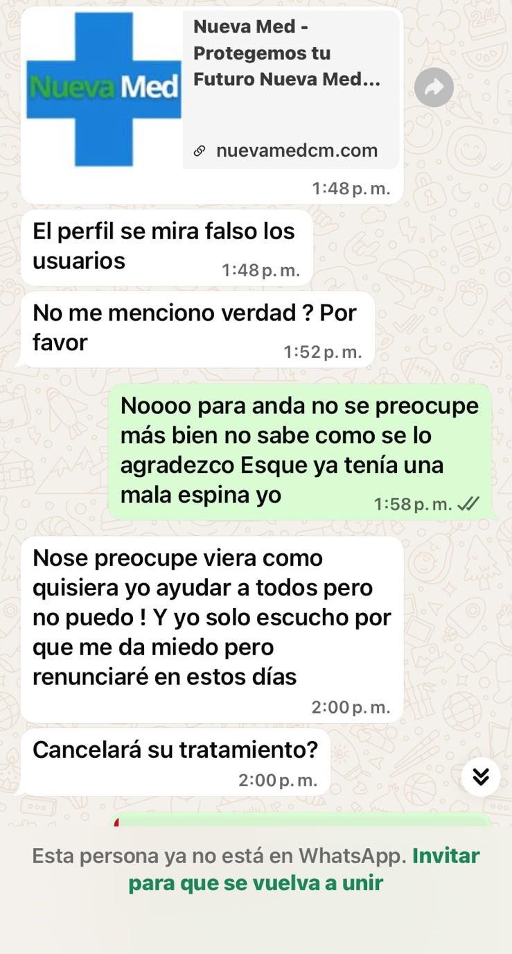 Pagó L14,000 por tratamiento y una empleada le advirtió: “Son estafadores”