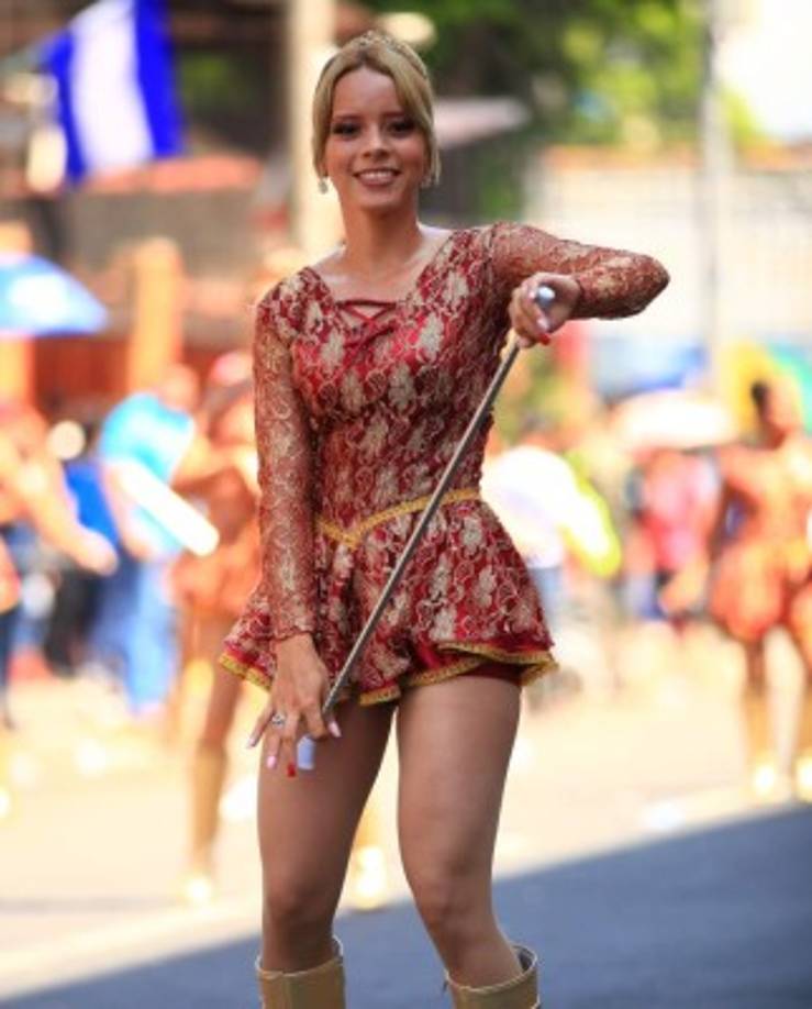 Ella fue la palillona sampedrana más aplaudida.