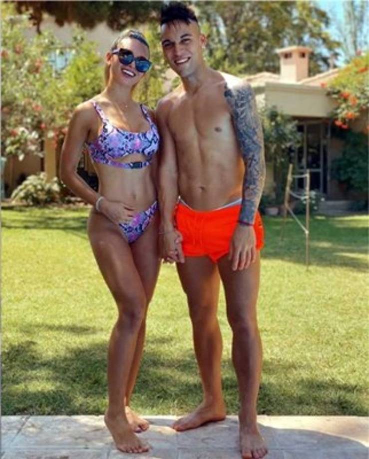 Lautaro Martínez, delantero argentino del Inter de Milán, viajó a Mendoza (Argentina) con su novia Agustina.