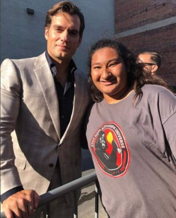 Junto a 'Superman', Henry Cavill.