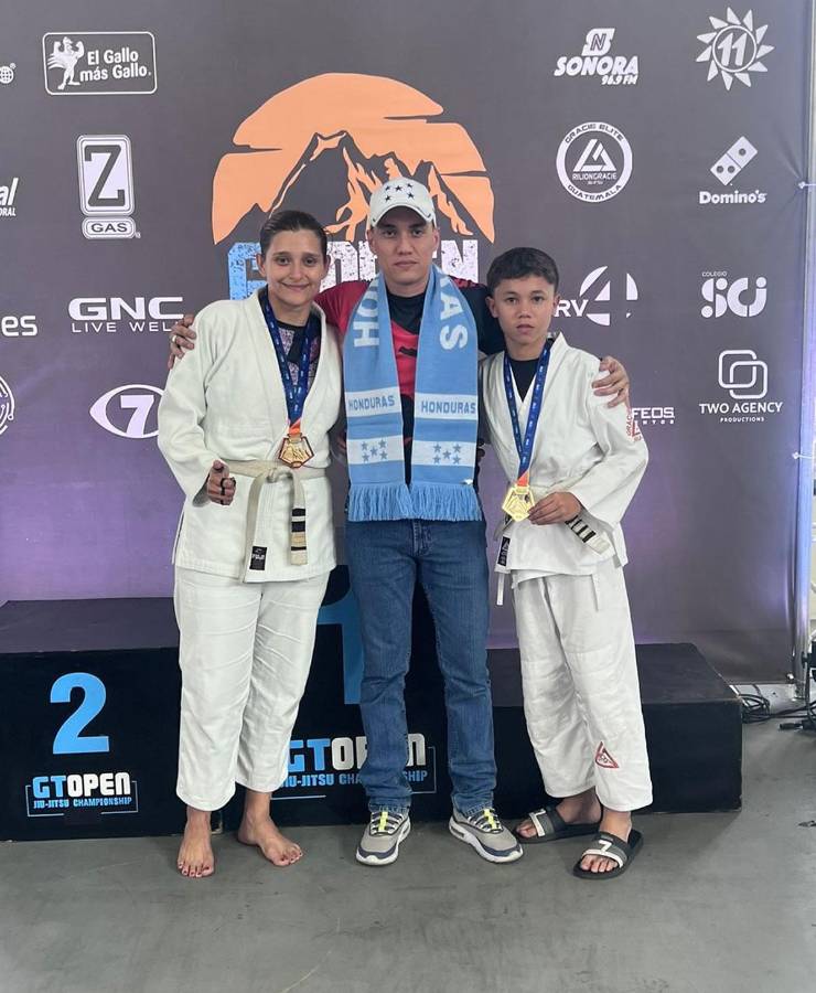 Honduras logró dos medallas de oro en campeonato latinoamericano de jiu-jitsu